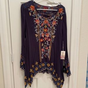 Johnny Was size large top NWT